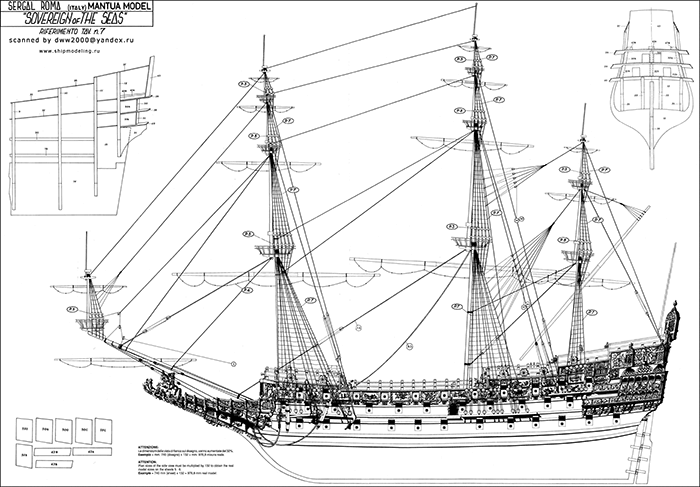 Sovereign of the Seas Blueprint